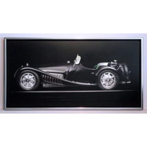 . Reprodukce v rámu Black Car, 100x50 cm
