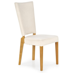 Jídelní židle ROIS dub medový/krémová