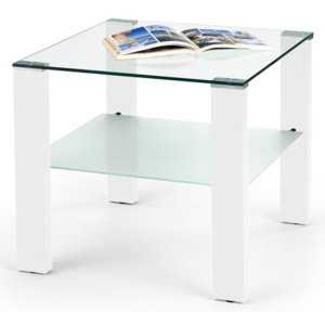 Konferenční stolek Simple H kwadrat bílý
