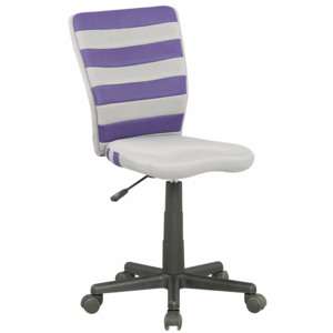Dětská židle Fuego (šedá + fialová)