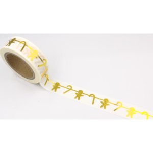 Svět pásek Washi páska “Zlaté perníčky“ (PW15D10M1957)