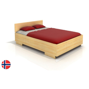 Manželská postel 200 cm Naturlig Larsos High (borovice) (s roštem)