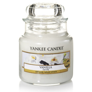 Vonná svíčka Yankee Candle Vanilla - Vanilka Classic Malý 104 GRAMŮ