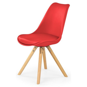 Jídelní židle H201, červená
