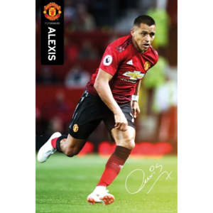 Plakát, Obraz - Manchester United - Alexis 18-19, (61 x 91,5 cm)