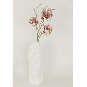 Magnolie staro-růžovo-bílá umělá květina pěnová