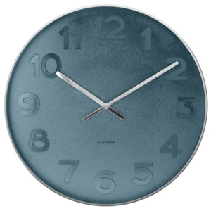Nástěnné hodiny Mr.Blue 51 cm Karlsson (Barva - modrá)