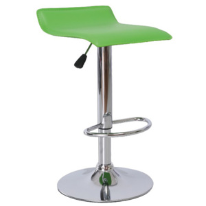 Barová židle Tempo Kondela Laria (zelená + chrom)