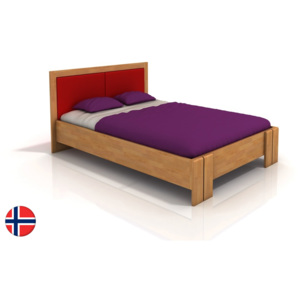Manželská postel 180 cm Naturlig Manglerud High BC (buk) (s roštem)