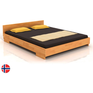 Manželská postel 160 cm Naturlig Larsos (buk) (s roštem)