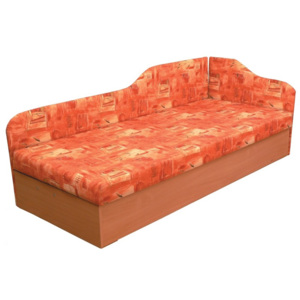Jednolůžková postel (válenda) 80 cm Edo 4/2 (se sendvičovou matrací) (P)