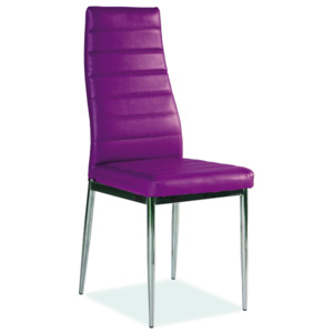 Jídelní židle H-261 (ekokůže fialová)