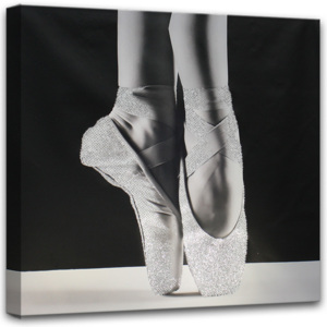 Styler Obraz na plátně - Nohy baletky 60x60 cm