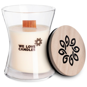 Svíčka ze sójového vosku We Love Candles Ivory Cotton, doba hoření 48 hodin