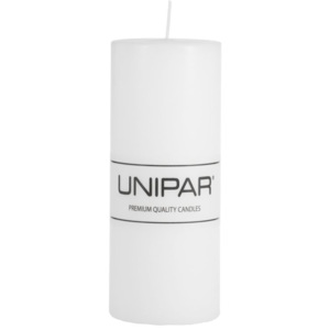 UNIPAR Elegantní bílá svíčka (velká)
