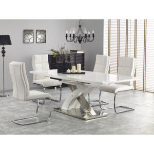 Jídelní stůl Sandor 2 (bílá) (pro 6 až 8 osob)