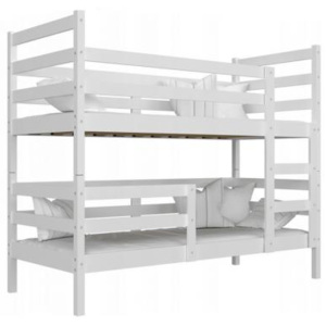 Dřevěná dětská postel JACK COLOR 190x80 cm Bílá