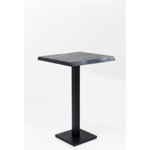 Černý barový stolek Kare Design Pure Nature, 70 x 70 cm