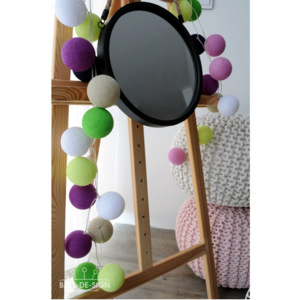 Svítící koule BallDesign – We love jelly beans - 50 koulí okruh LED