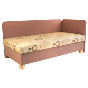 Jednolůžková postel (válenda) 80 cm Siba (s pružinovou matrací) (P)