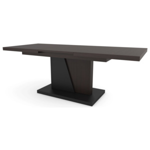 NOIR wenge / černý, rozkládací, konferenční stůl, stolek