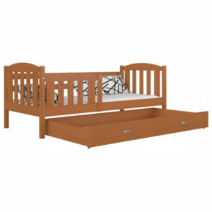 Dřevěná dětská postel KUBU P 200x90 Olše