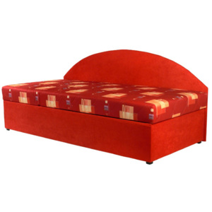 Jednolůžková postel (válenda) 90 cm Kavy (se sendvičovou matrací) (L)