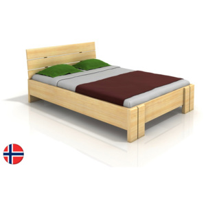 Manželská postel 160 cm Naturlig Tosen High BC (borovice) (s roštem)