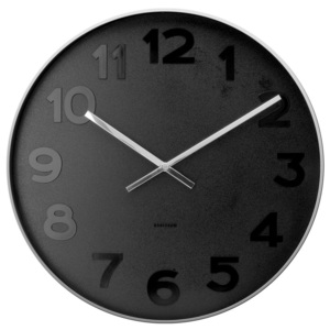 Nástěnné hodiny Mr.Black 51 cm Karlsson (Barva - černá)