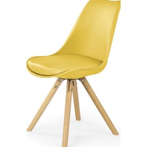 Jídelní židle K201 (žlutá)