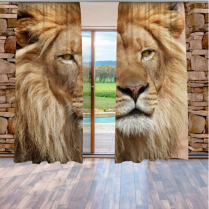 Lví pohled (140 x 250 cm) - Dekorační závěs
