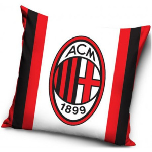Fotbalový polštář AC Milan - 40 x 40 cm