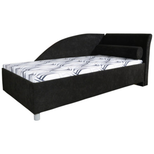 Jednolůžková postel (válenda) 90 cm Perla Plus (se 7-zónovou matrací lux) (P)
