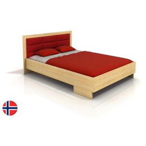 Manželská postel 160 cm Naturlig Stjernen High (borovice) (s roštem)