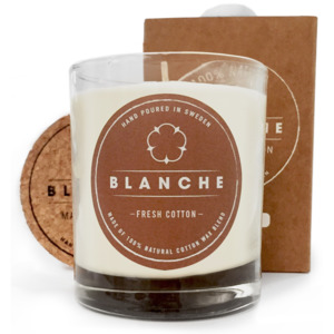 Vonná svíčka Blanche Fresh cotton střední