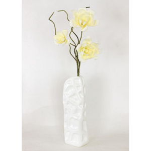Magnolie žluto-bílá umělá květina pěnová