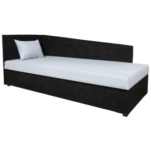 Jednolůžková postel (válenda) 80 cm Edo 4 Lux (s pružinovou matrací) (L)