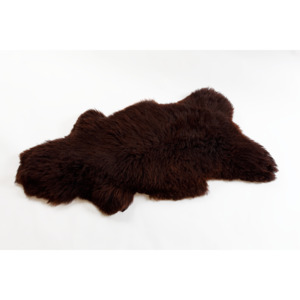 Wooline Ovčí kůže přírodní hnědá 100 x 60 cm