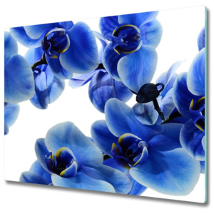 Skleněná krájecí deska Modrá orchidej