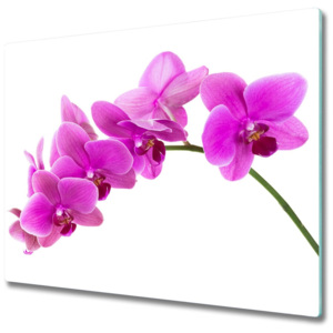 Skleněná krájecí deska Růžová orchidej