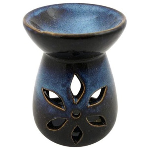 Čína Aromalampa keramika, květina, modrá