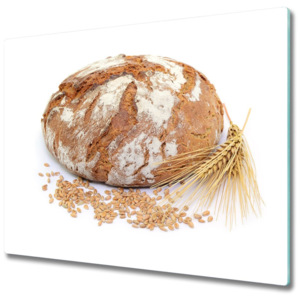 Skleněná krájecí deska Chléb a pšenice