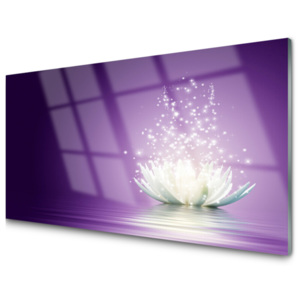 Akrylové obraz Skleněný Květ Lotosu