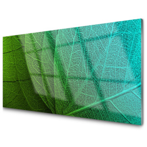 Kuchyňský skleněný panel Abstrakce Listy Rostlina