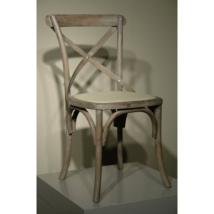 Dřevěná židle ANTIK NOOR šedá | RYCHLÉ DODÁNÍ