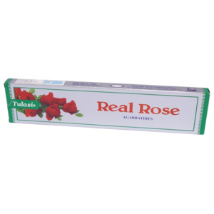 Indie Indické vonné tyčinky Tulasi Red Rose 15ks