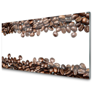 Kuchyňský skleněný panel Káva Zrnka Kuchyně