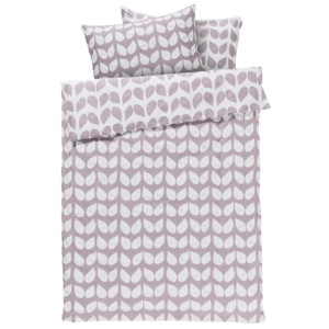 MERADISO® Ložní prádlo, 200 x 220 cm (světle růžová / bílá)