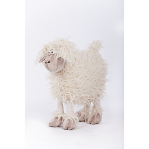 Polštářek "Střapáč" - ovce bílá