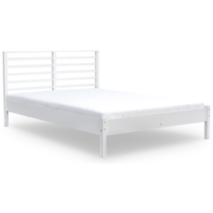 Lodygowianka Dřevěná postel Nico 2 Velikost: 160 x 200 cm, Materiál: Olše, Odstín: Bílá